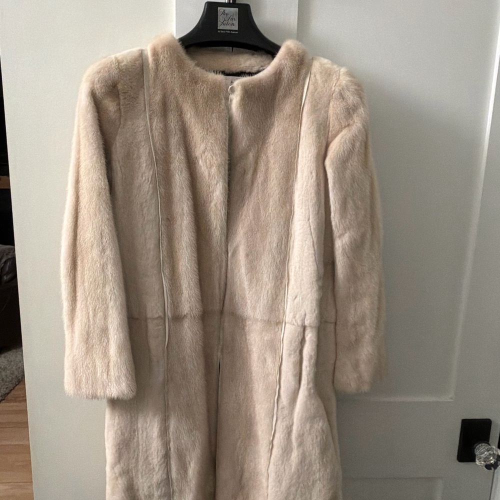 Oscar de la Renta Mink Pearl Fur Coat